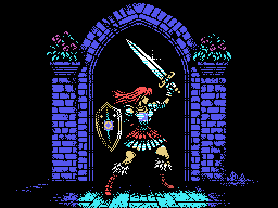 Amy Studio Warrior bitmap running in GearColeco