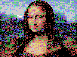 Mona Lisa converted for the TMS9918